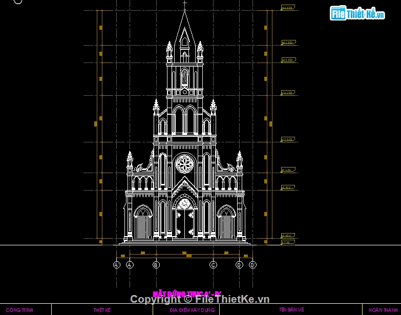 bản vẽ nhà thờ,cad nhà thờ,cad nhà thờ công giáo 3d,bản vẽ nhà thờ công giáo,max nhà thờ công giáo